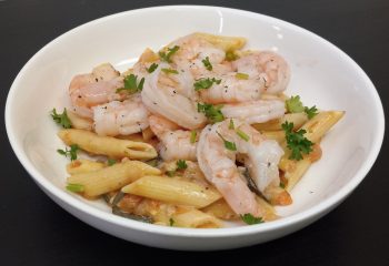 Mediterranean Shrimp pasta