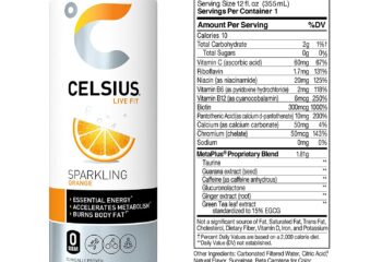 CELSIUS Sparkling Orange- 12fl oz
