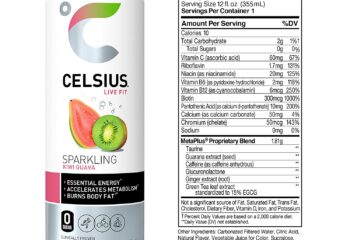 CELSIUS Sparkling Kiwi Guava- 12fl oz